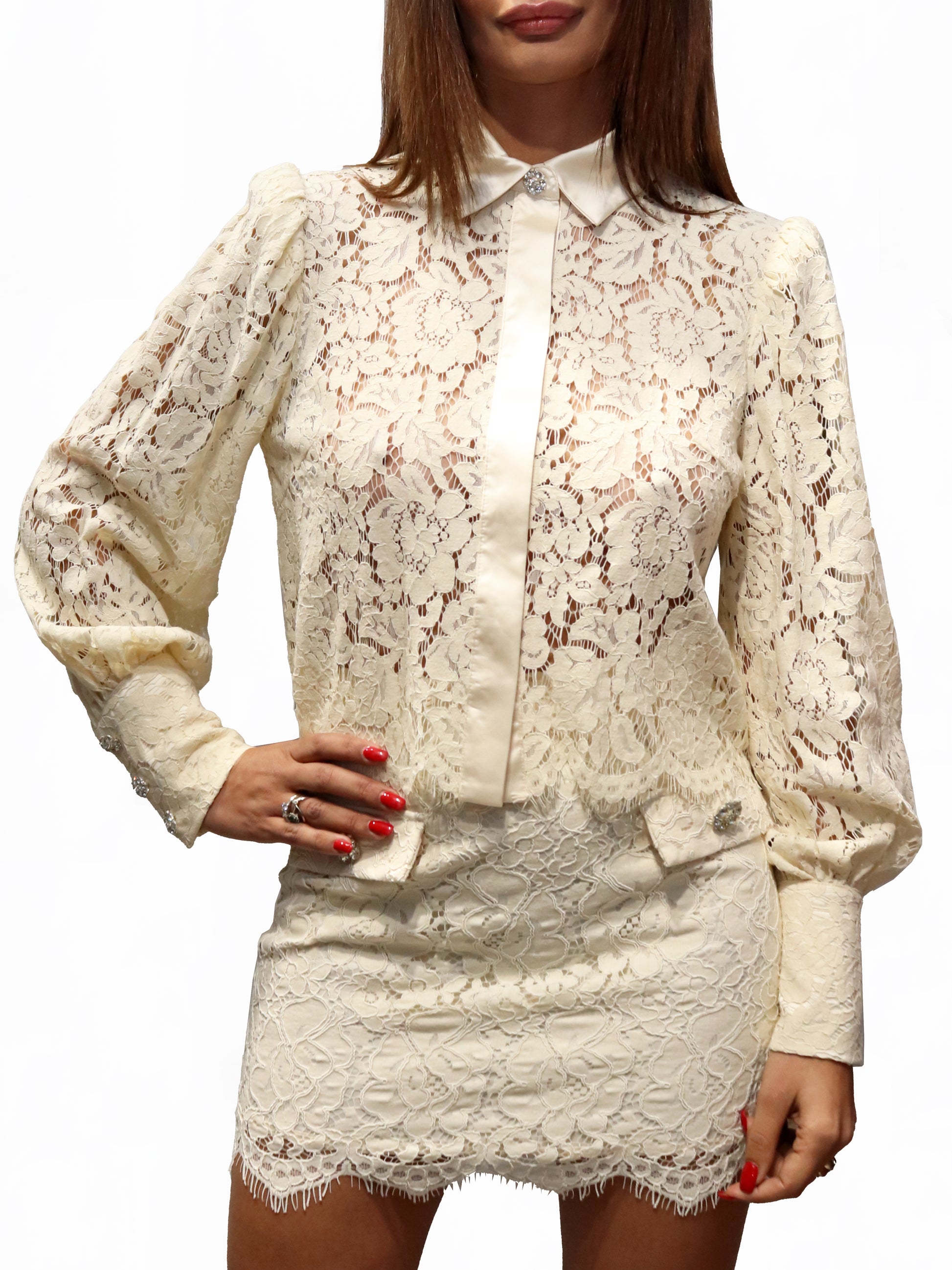 CAMICIA IN PIZZO