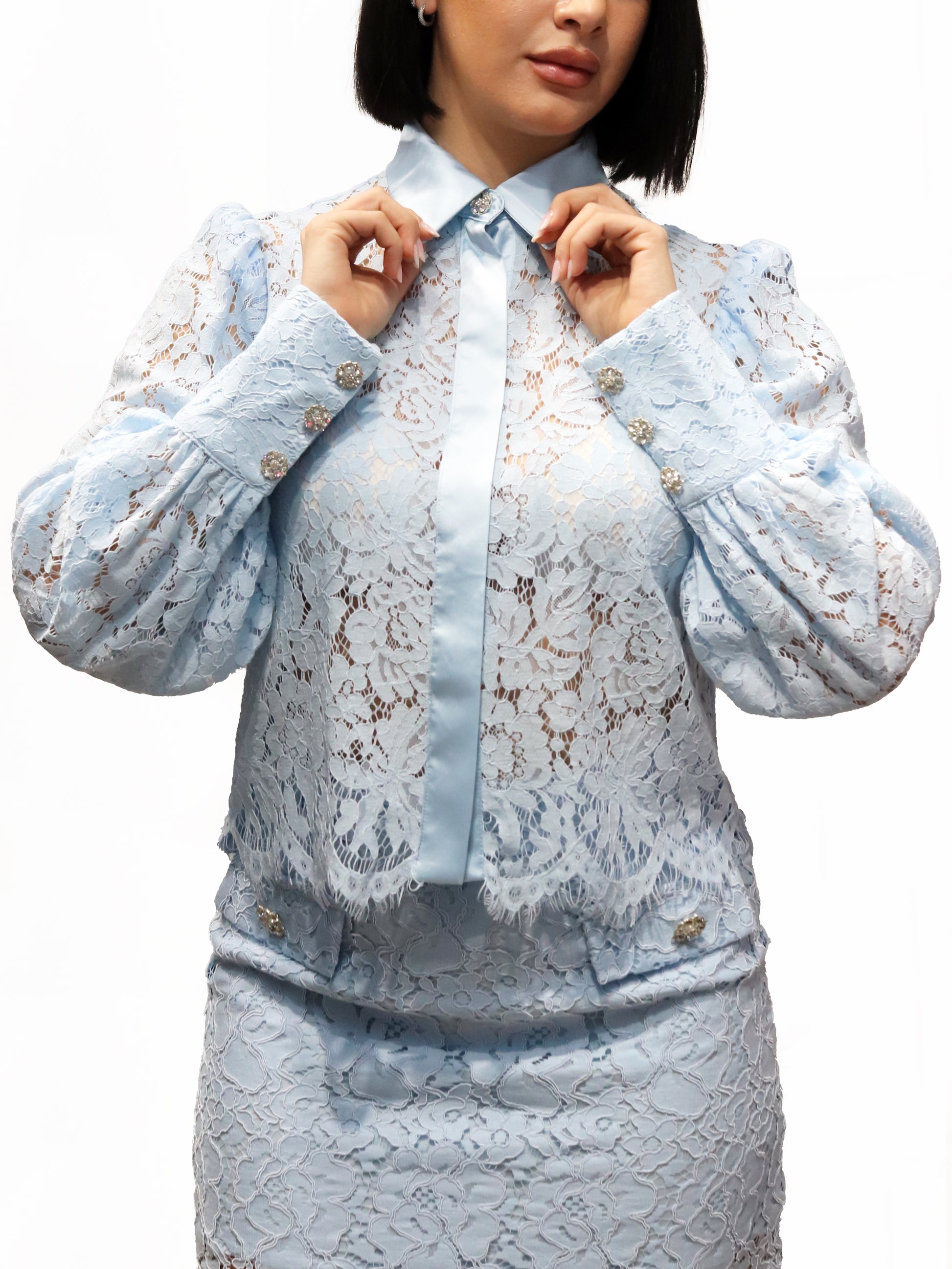 CAMICIA IN PIZZO