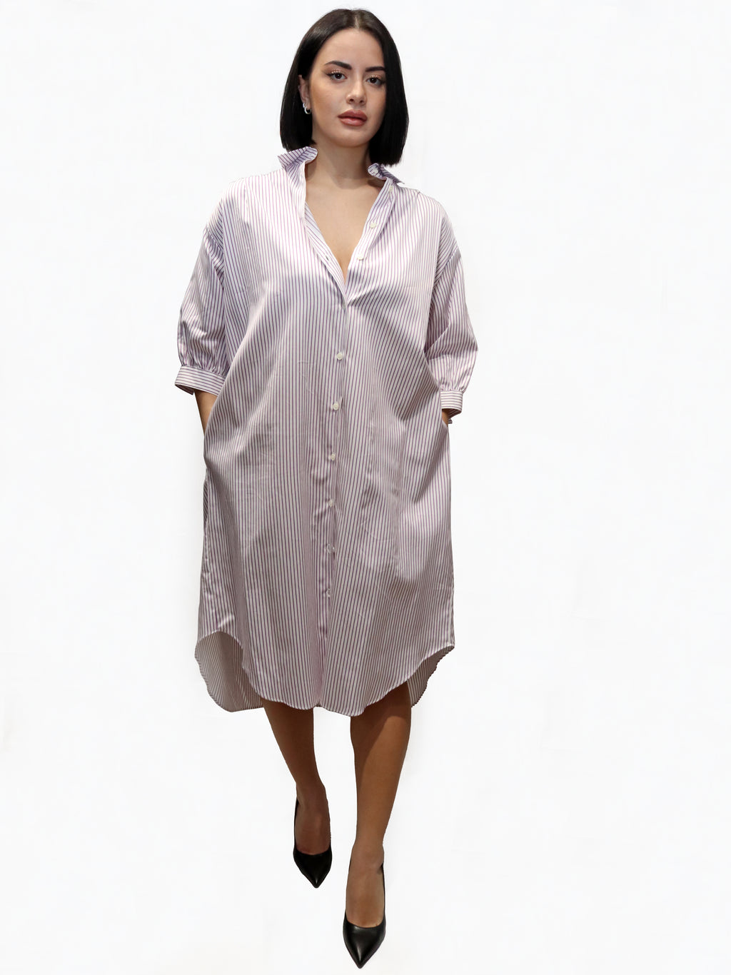 CAMICIONE CON RIGA SOTTILE