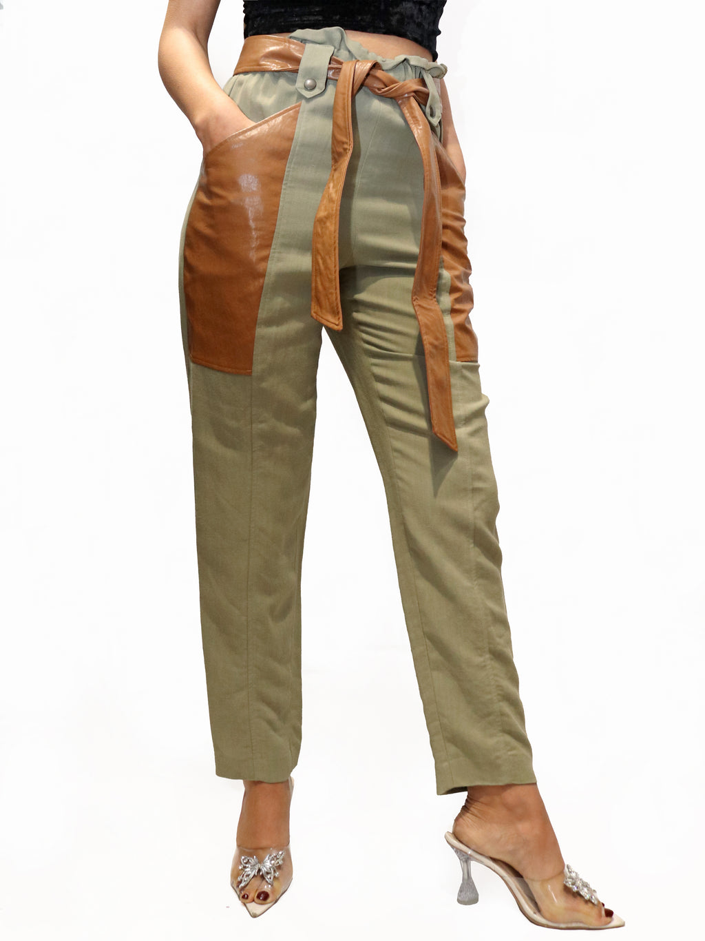 PANTALONE OIL GREEN