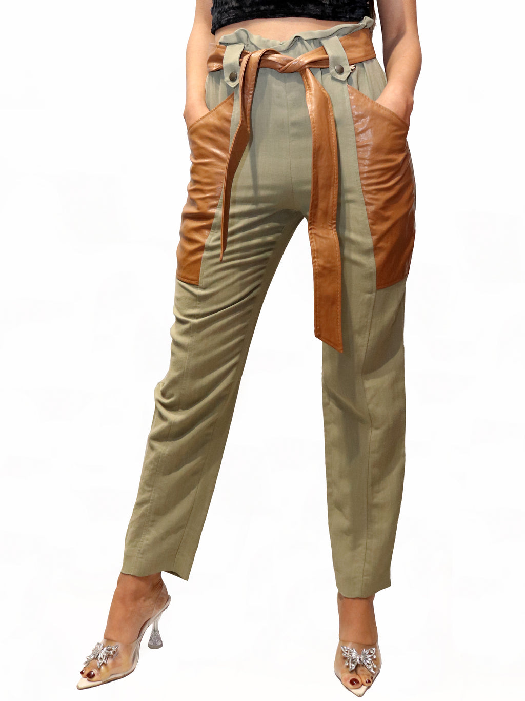 PANTALONE OIL GREEN